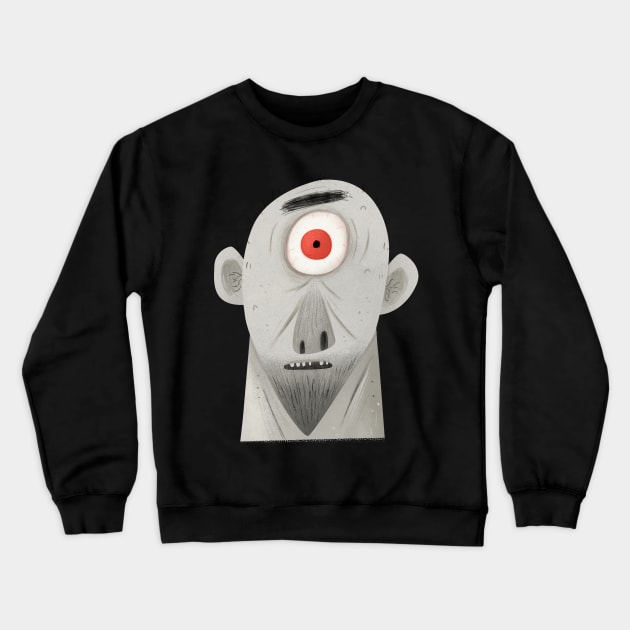 The cyclops Crewneck Sweatshirt by Luis San Vicente 